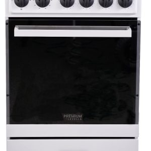 Premium Levella 20" Electric Range with 4 Coil Burners and 2.2 Cu. Ft. Oven Capacity in White