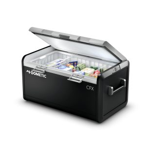 Dometic CFX3 100-Liter Portable Refrigerator and Freezer, Powered by AC/DC or Solar